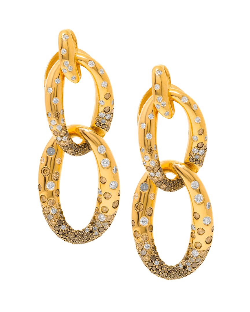 Diana M. Fine Jewelry 18k 8.00 Ct. Tw. Diamond Earrings