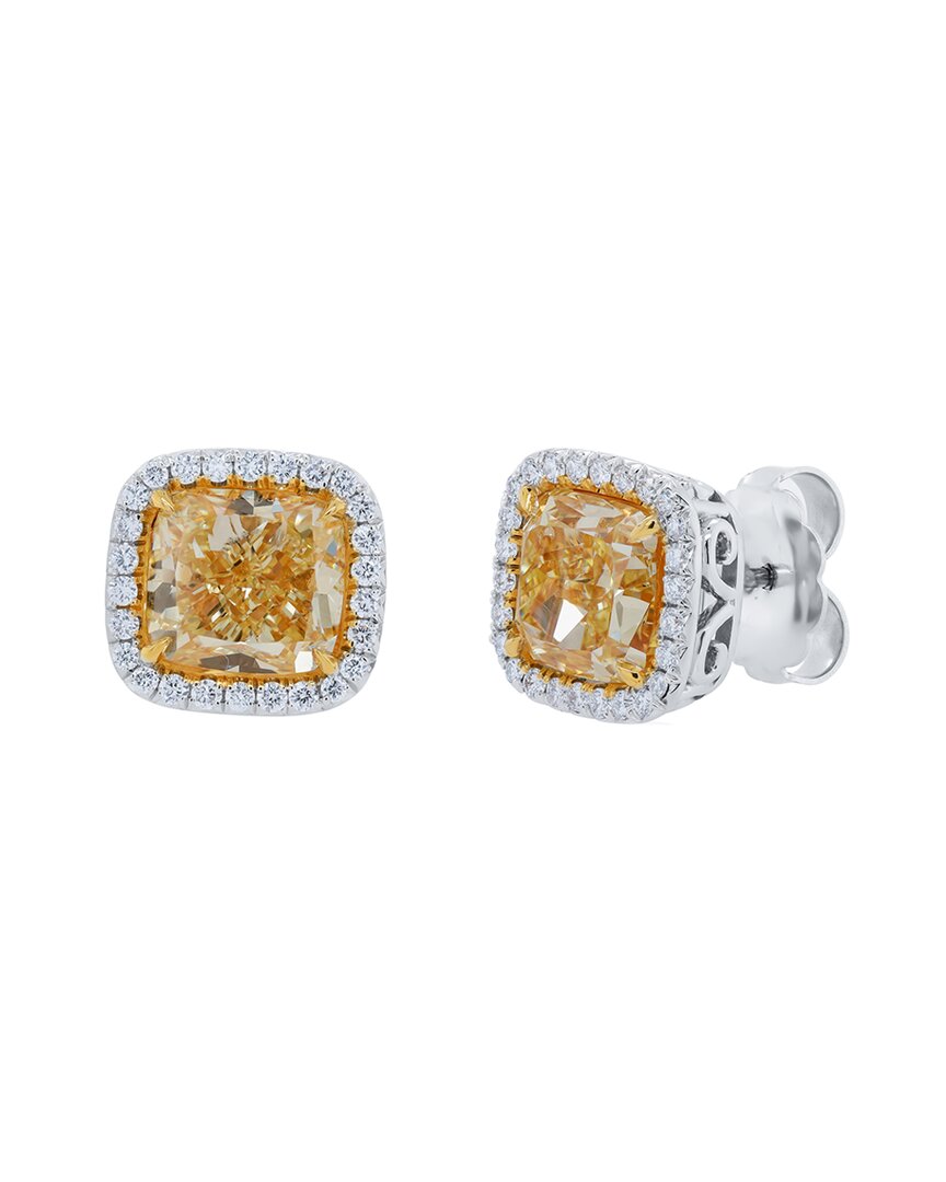 Diana M. Fine Jewelry 18k 8.62 Ct. Tw. Diamond Earrings