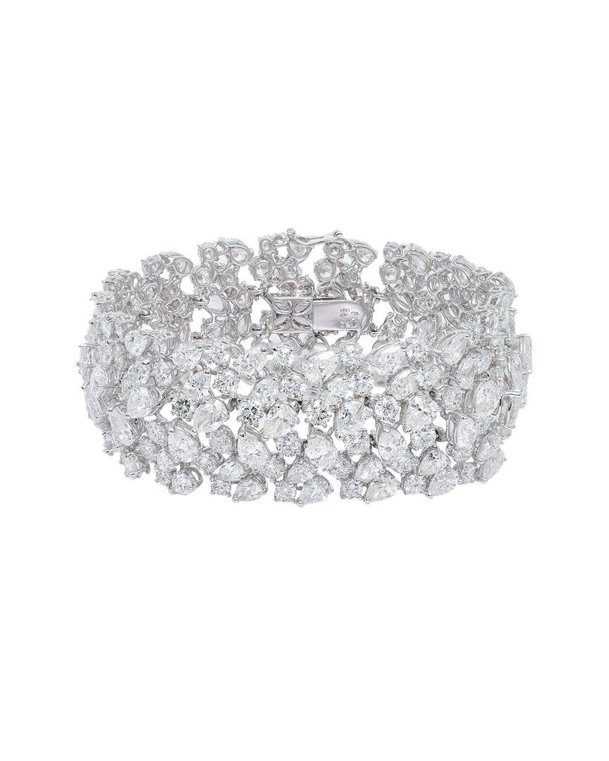 Diana M. Fine Jewelry Platinum 52.00 Ct. Tw. Diamond Bracelet