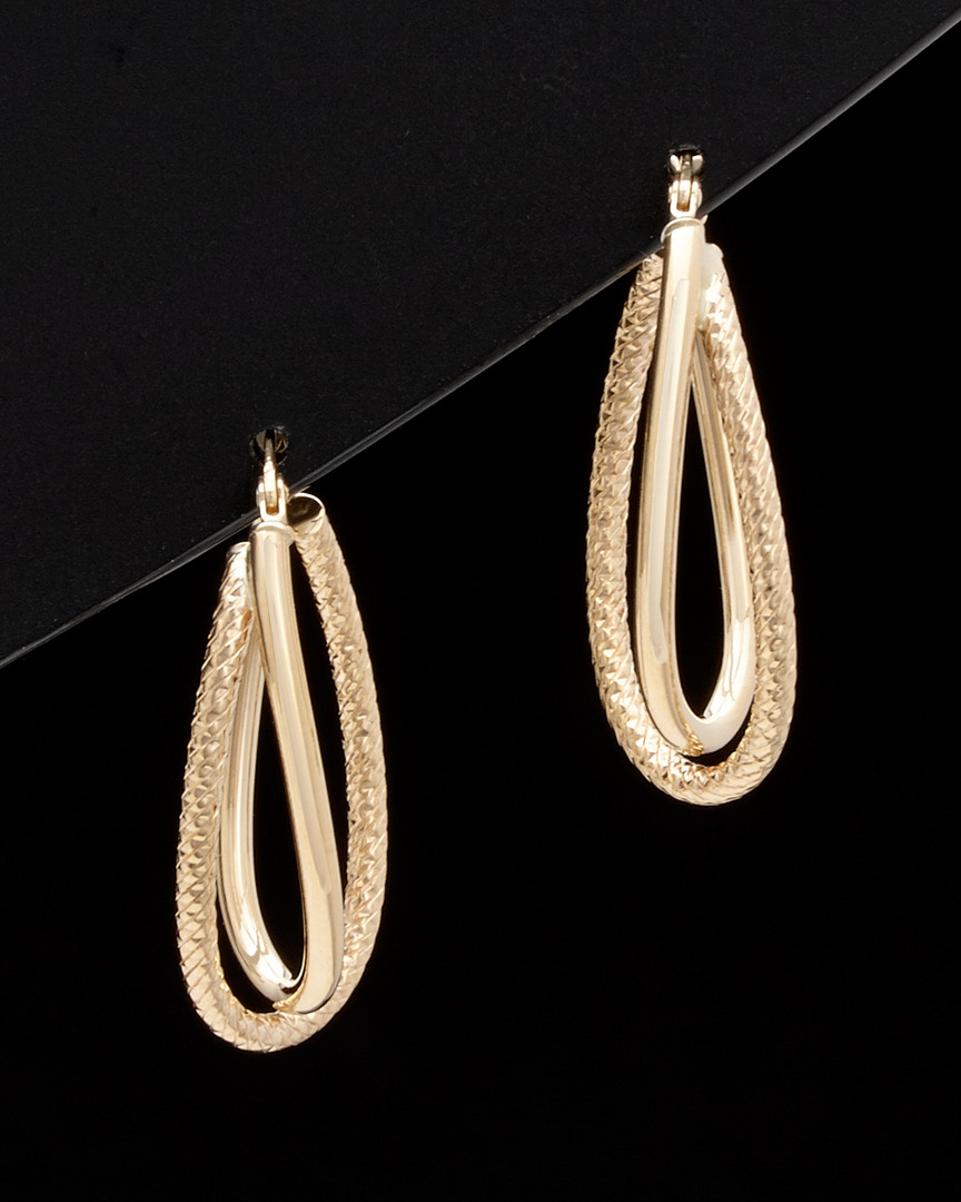 Italian Gold 14k  Hoops