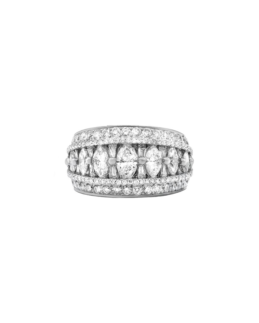 Shop Diana M. Fine Jewelry White Gold 4.25 Ct. Tw. Diamond Eternity Ring