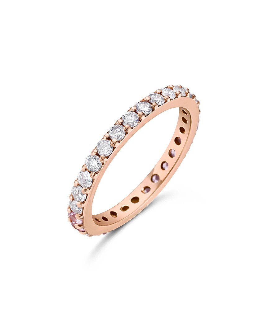 Forever Creations Signature Forever Creations 14k 0.96 Ct. Tw. Diamond & Sapphire Eternity Ring