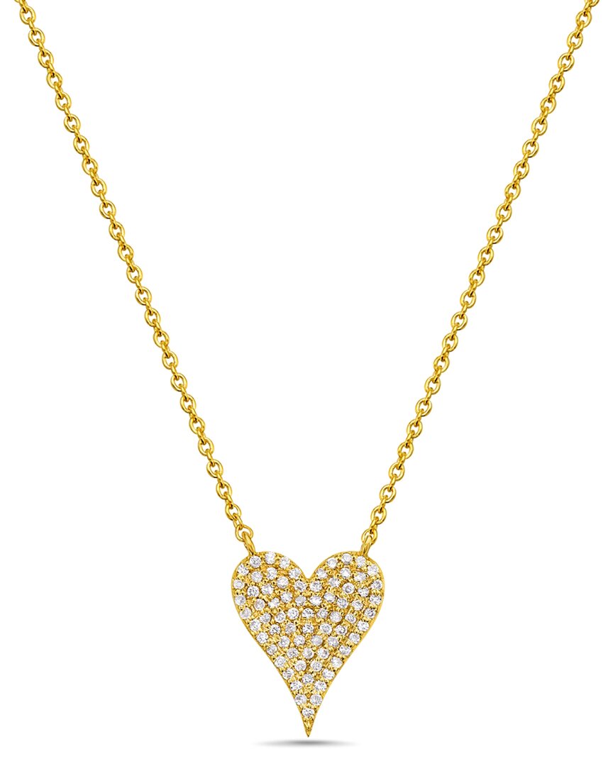Forever Creations Signature Forever Creations 14k 0.25 Ct. Tw. Diamond Heart Necklace