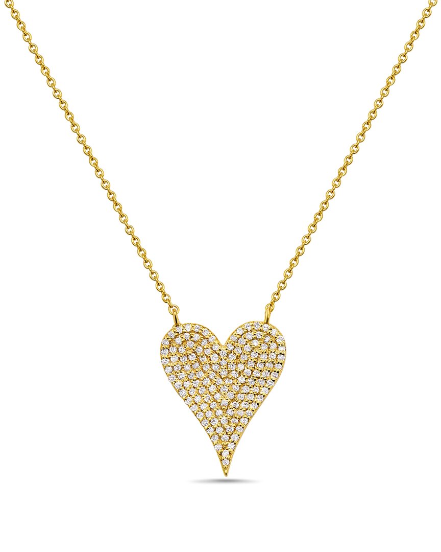 Forever Creations Signature Forever Creations 14k 0.25 Ct. Tw. Diamond Heart Necklace