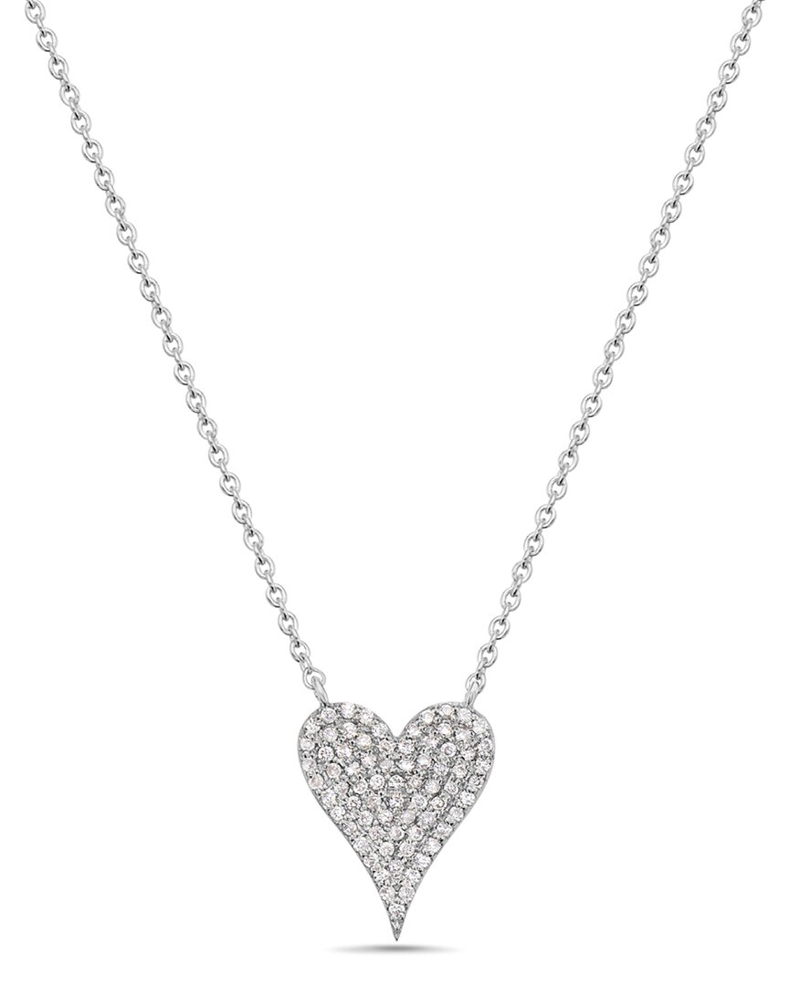 Forever Creations Signature Forever Creations 14k 0.25 Ct. Tw. Diamond Heart Necklace