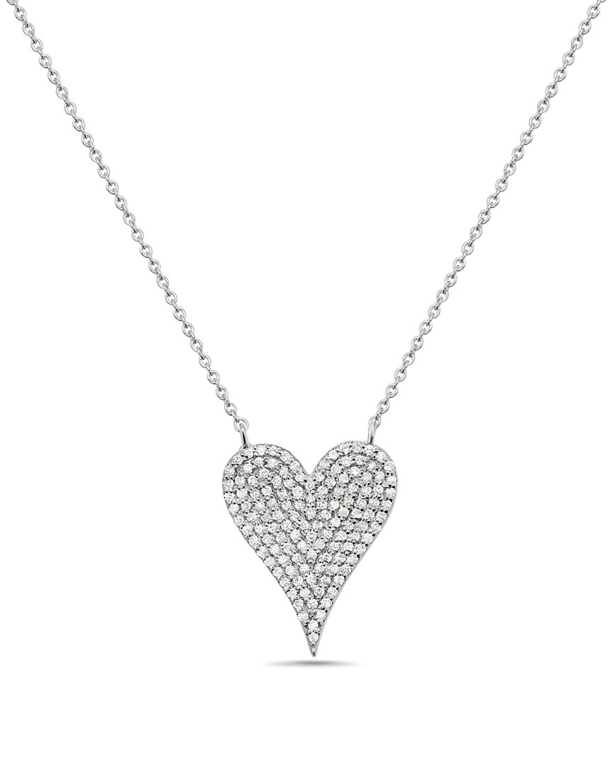 Forever Creations Signature Forever Creations 14k 0.50 Ct. Tw. Diamond Heart Necklace