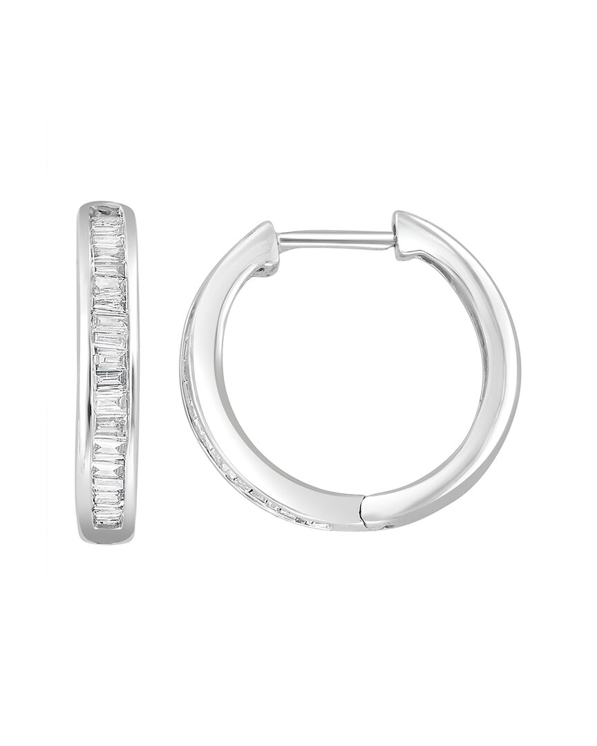 Effy Fine Jewelry 14k 0.47 Ct. Tw. Diamond Earrings In Silver