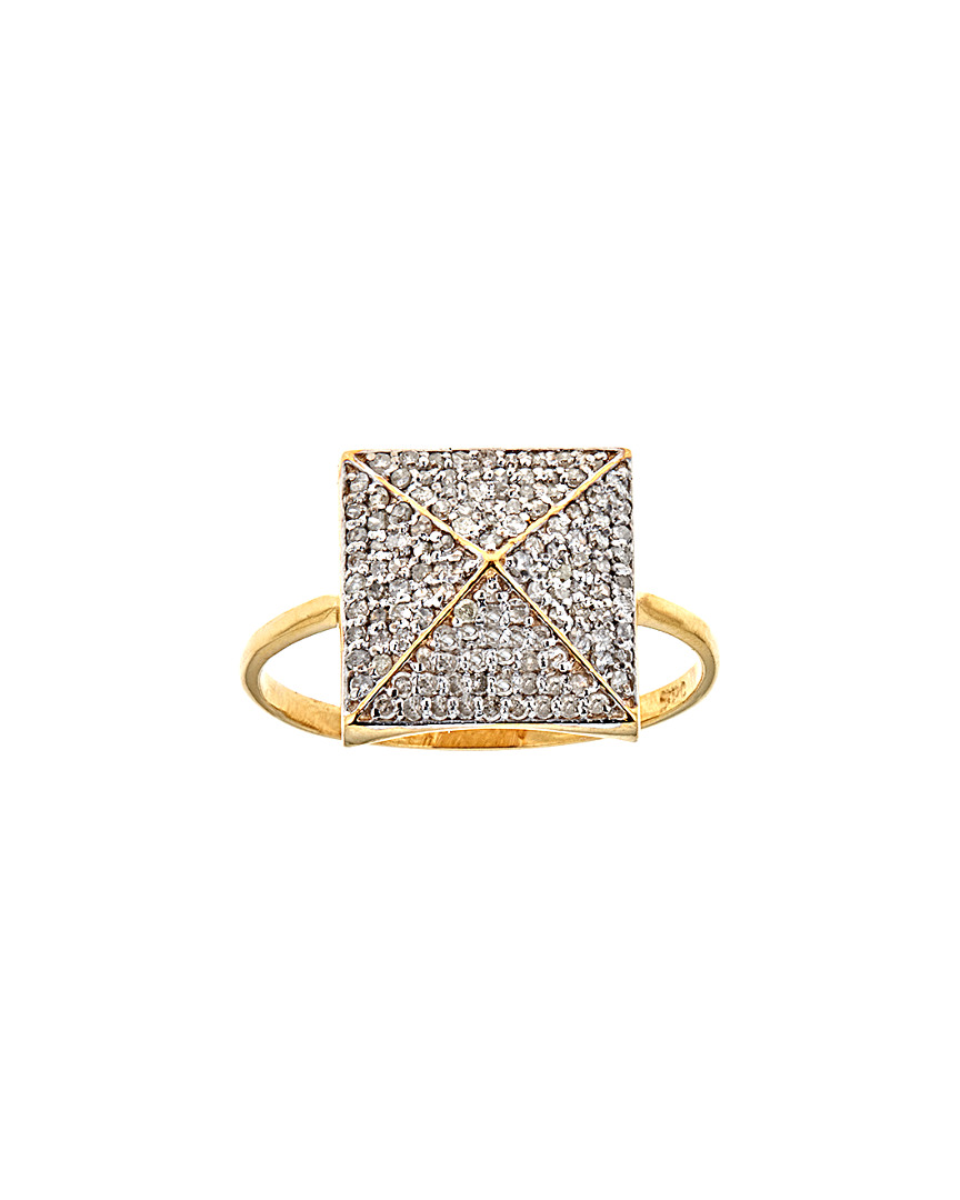 Forever Creations Usa Inc. Forever Creations 14k 0.75 Ct. Tw. Diamond Pyramid Ring