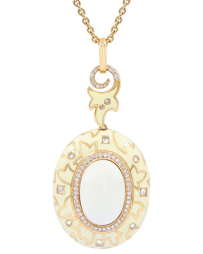 Diana M. Fine Jewelry 18k 1.00 Ct. Tw. Diamond Necklace