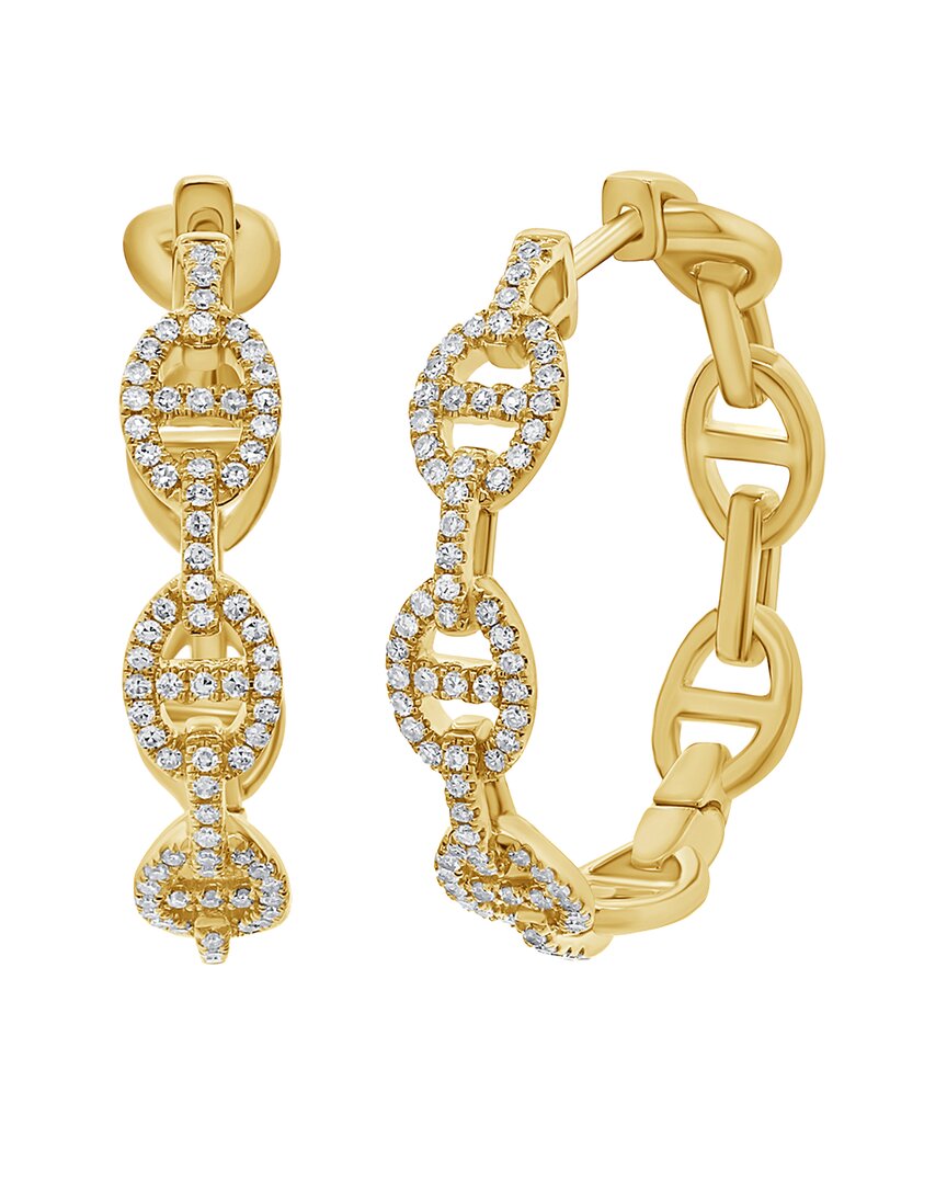 Sabrina Designs 14k 0.45 Ct. Tw. Diamond Hoops