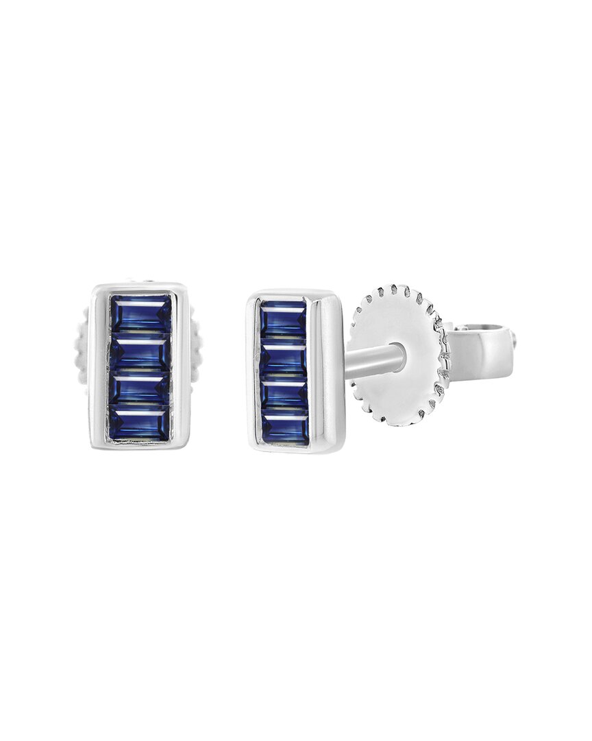 Sabrina Designs 14k 0.36 Ct. Tw. Diamond & Sapphire Studs