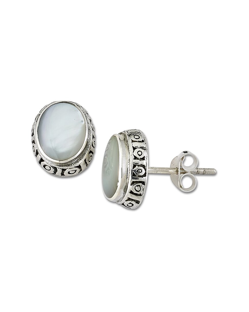 Samuel B. Silver Pearl Studs