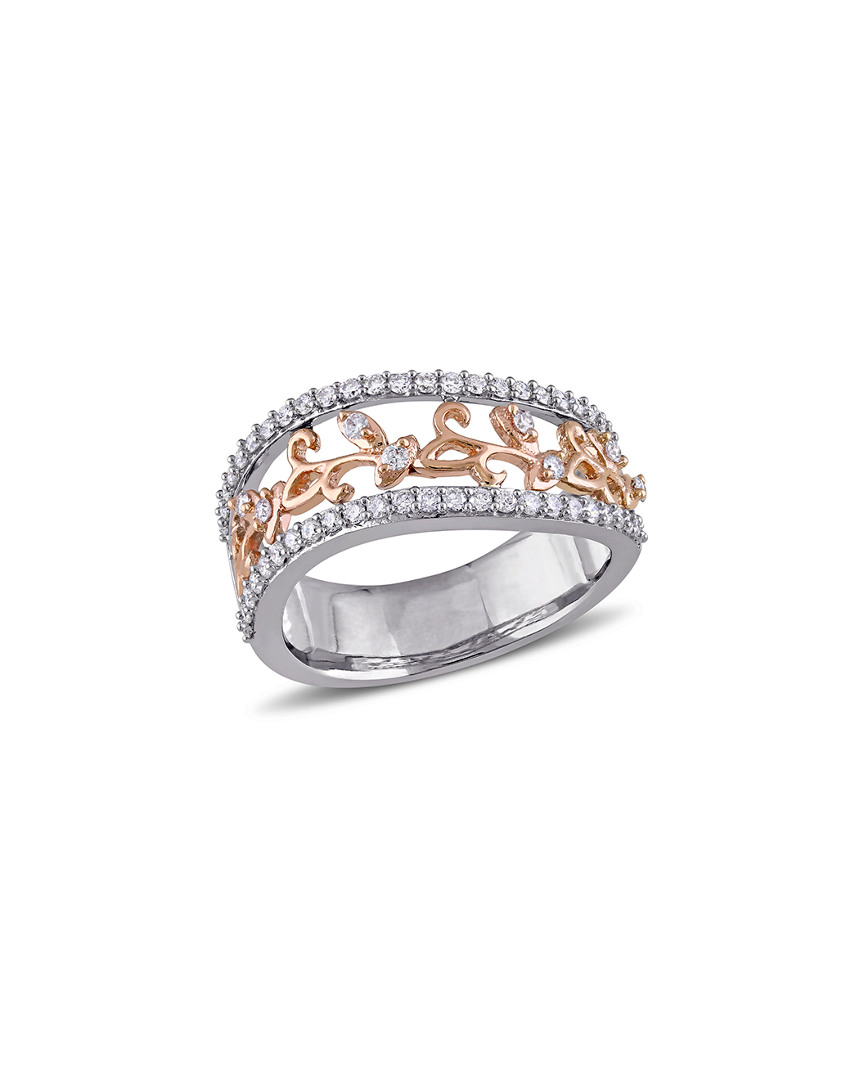 Rina Limor 10k Two-tone 0.47 Ct. Tw. Diamond Ring
