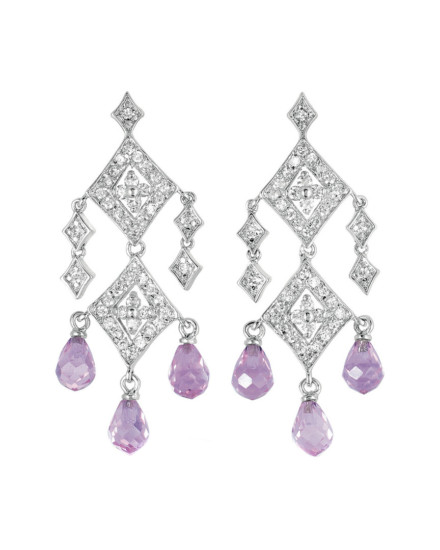 Genevive Silver Earrings