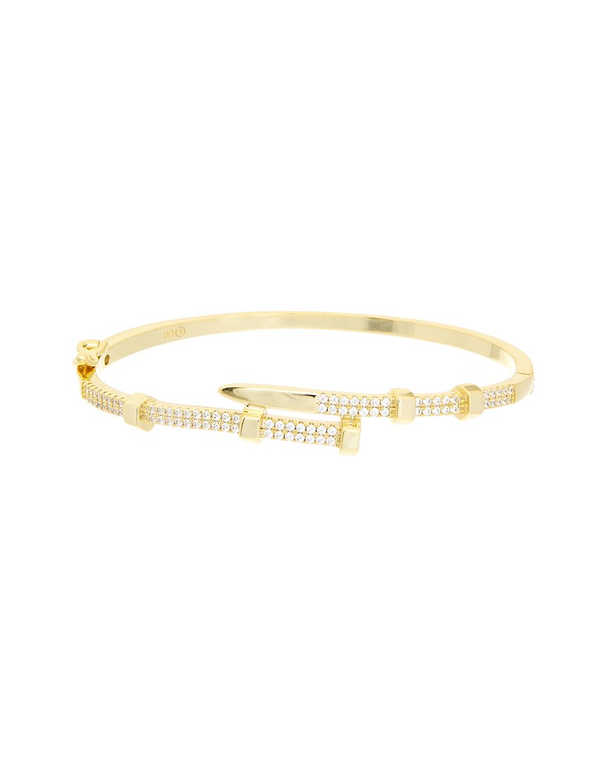 Juvell Cz 18k Plated Bangle Bracelet