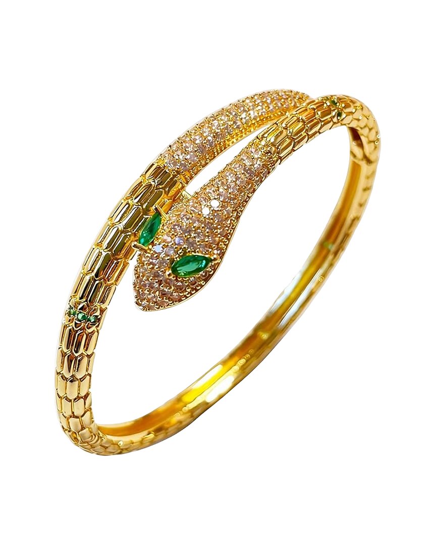Liv Oliver 18k Plated 8.59 Ct. Tw. Cz Bracelet