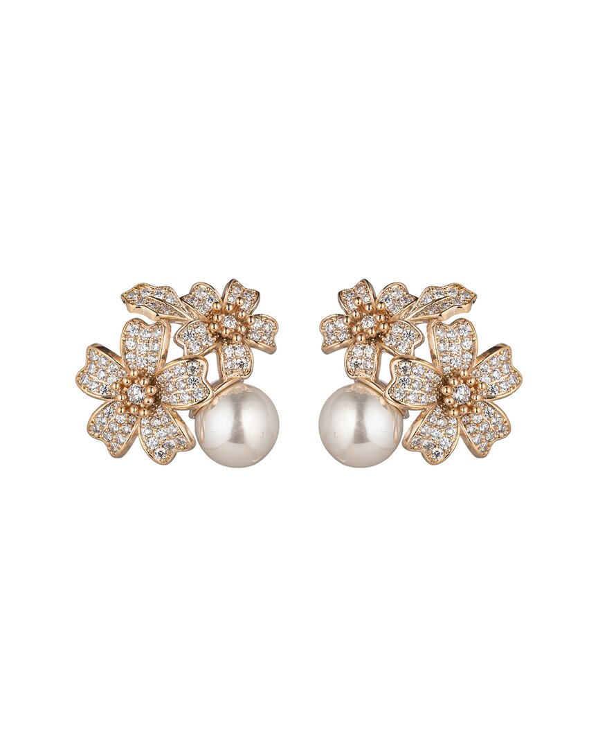 Eye Candy La Cz Agathe Stud Earrings