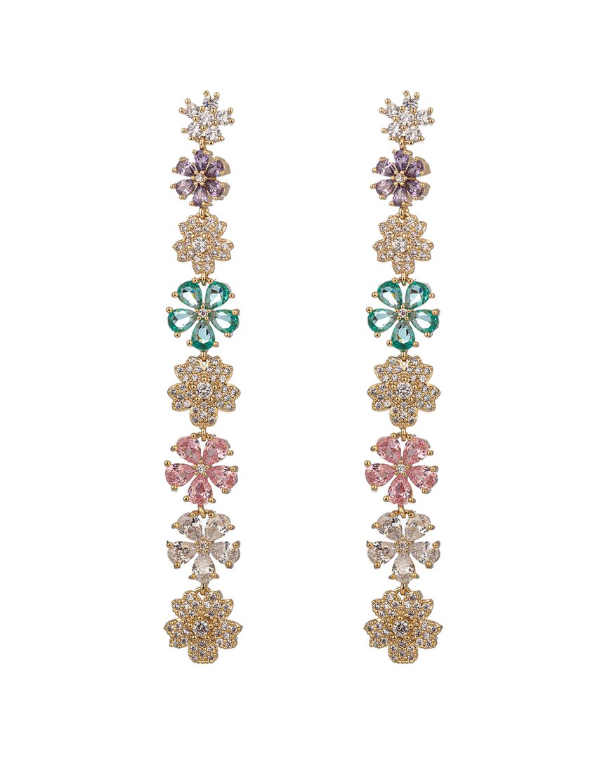 Eye Candy La Cz Emily Daisy Earrings