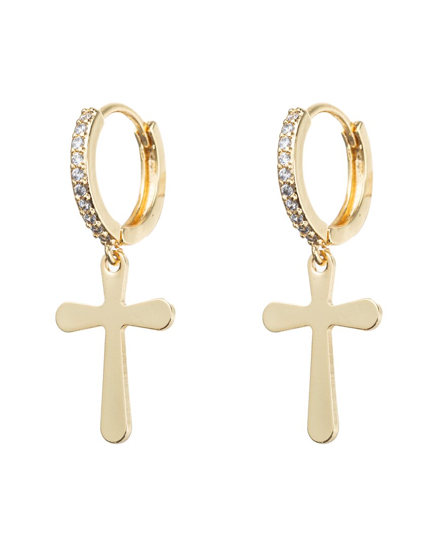 Eye Candy La The Luxe Collection 24k Plated Carla Earrings In Gold