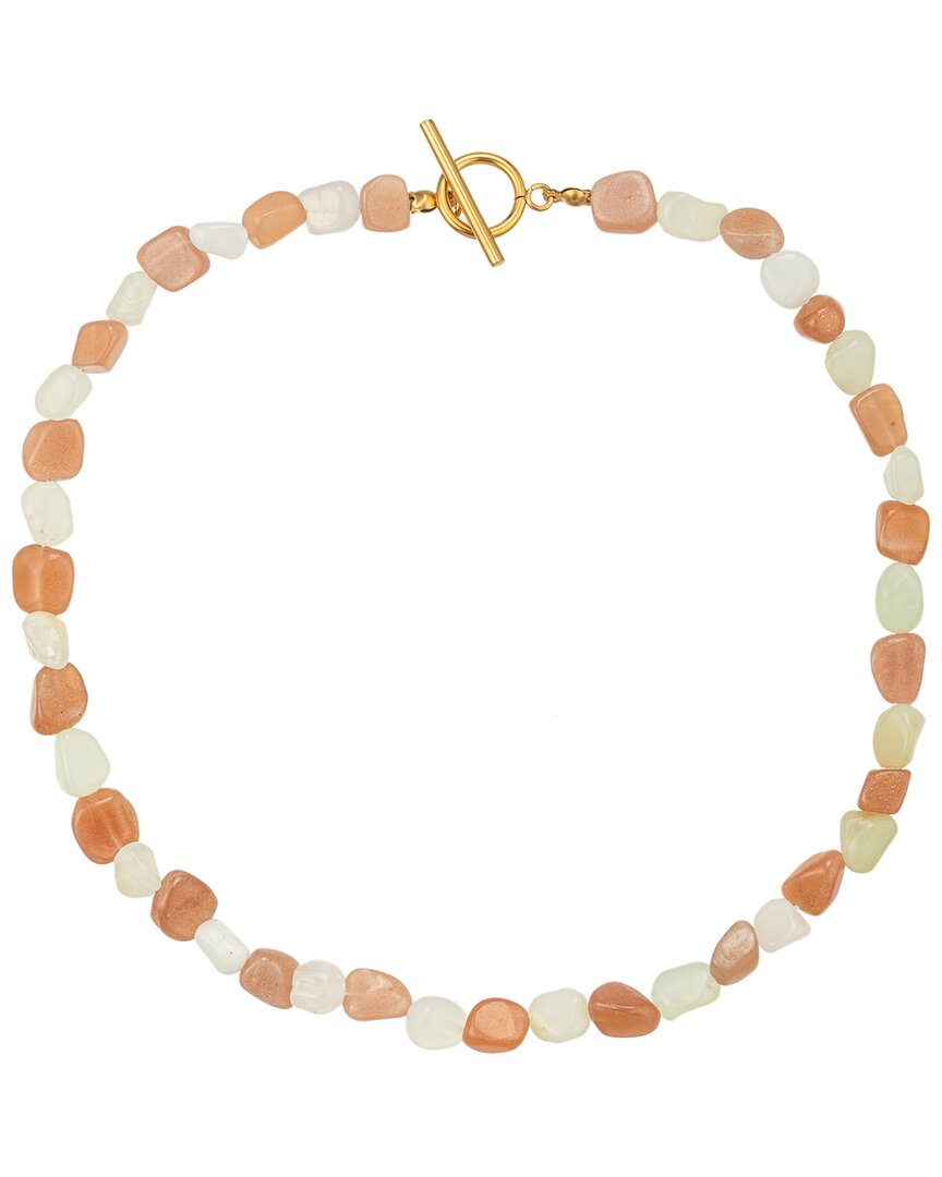 Eye Candy La Women's Luxe Natalie Agate Beaded Necklace