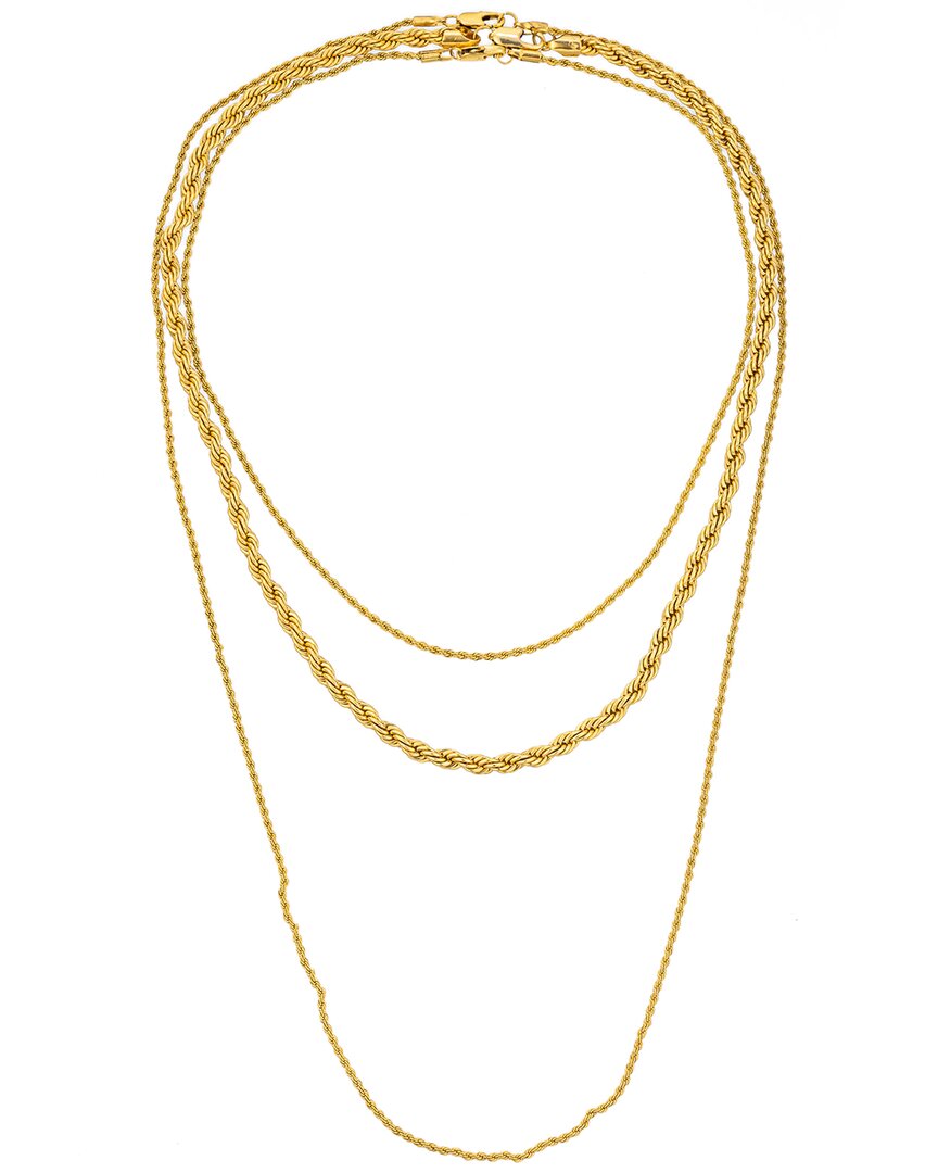 Eye Candy La Ellie Triple Chain Drop Necklace