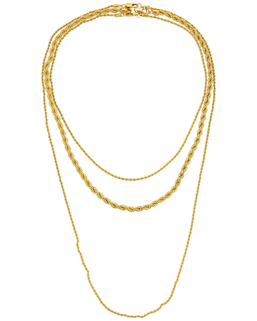 Eye Candy La Ellie Triple Chain Drop Necklace