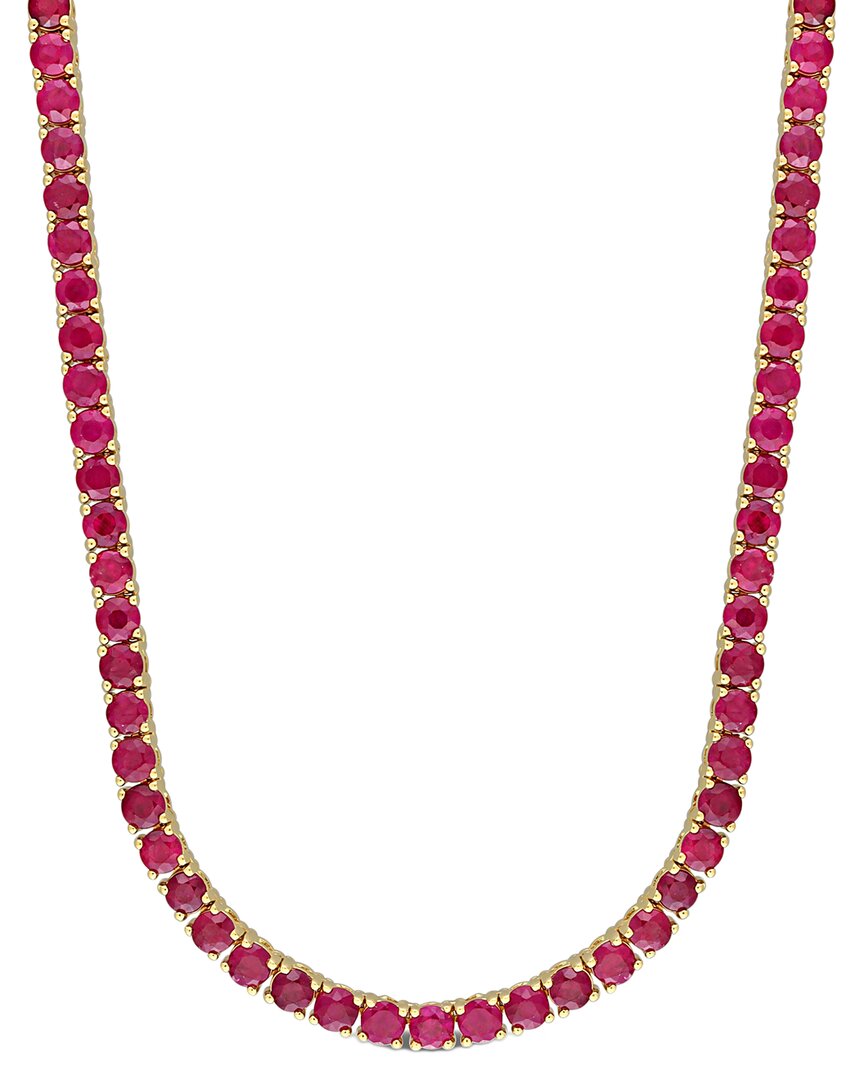 Rina Limor 14k 16.20 Ct. Tw. Ruby Tennis Necklace