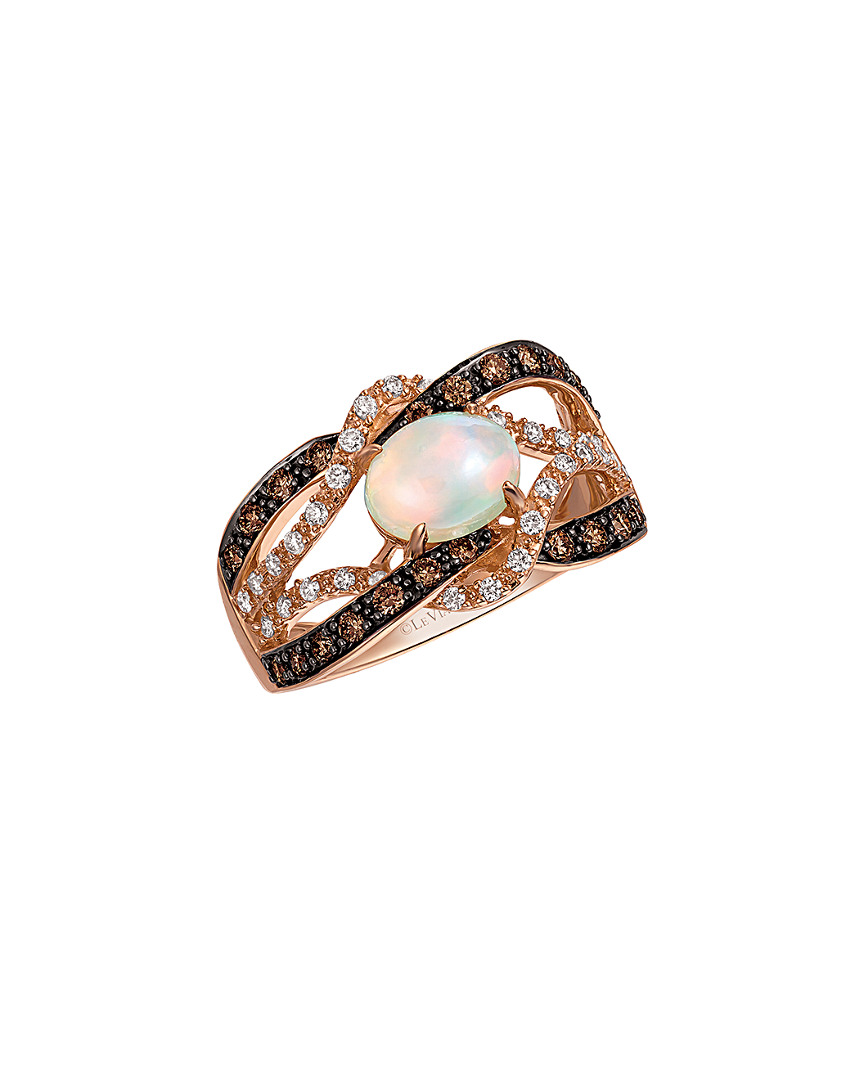 Le Vian 14k Rose Gold 1.18 Ct. Tw. Diamond & Opal Ring