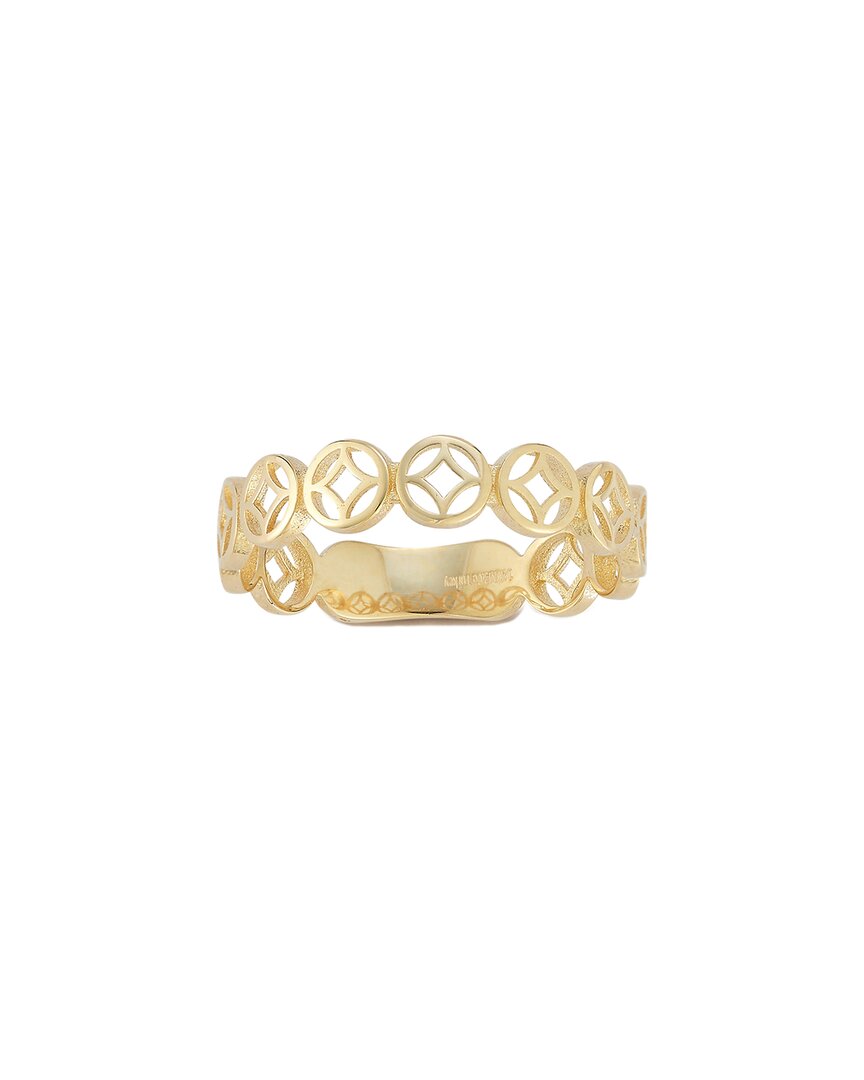 Ember Fine Jewelry 14k Open Work Band Ring In Gold