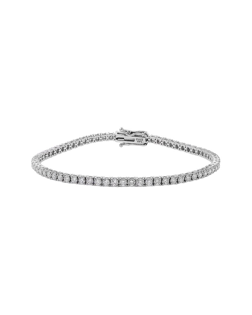 Effy Fine Jewelry 14k 2.88 Ct. Tw. Diamond Bracelet In Silver
