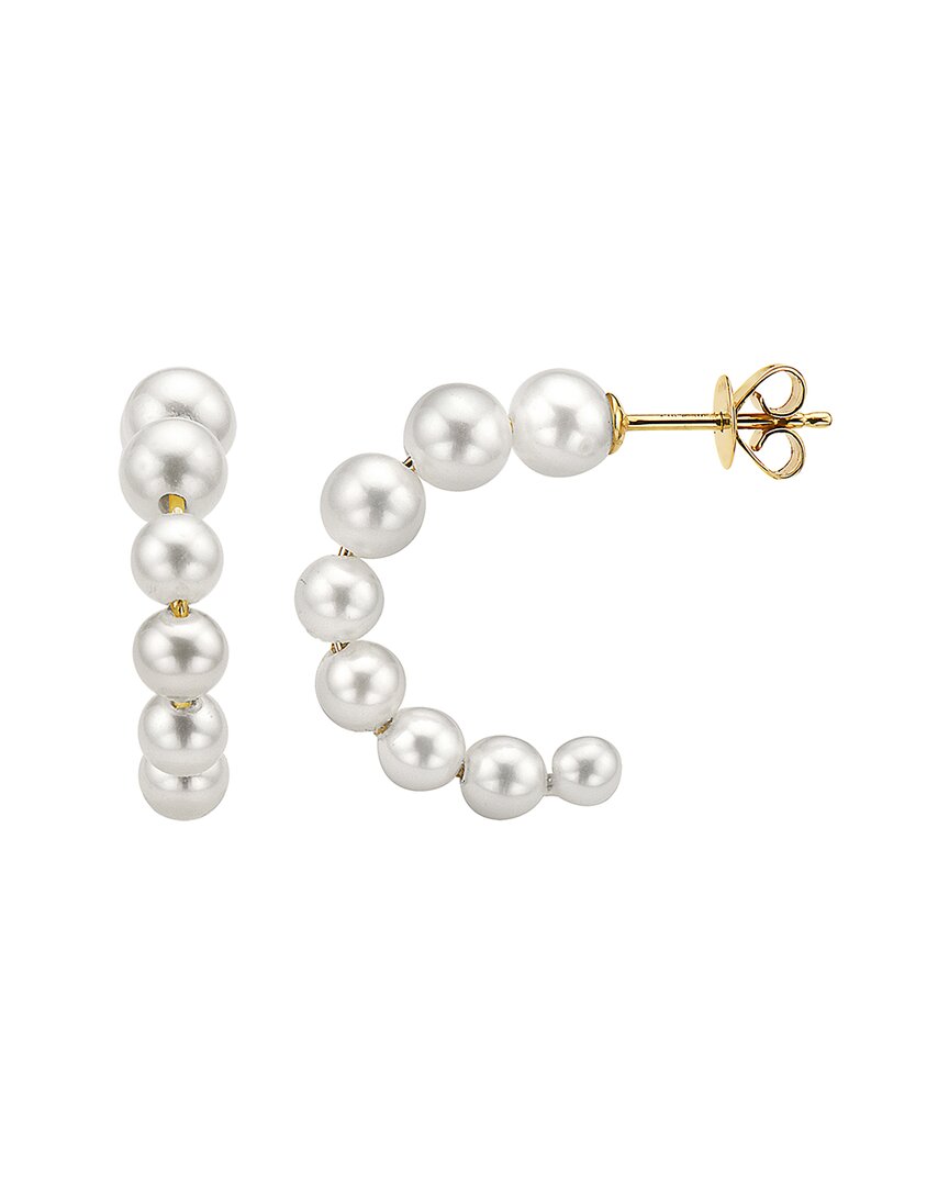 Effy Fine Jewelry 14k 3,4,5mm Pearl Earrings In Metallic