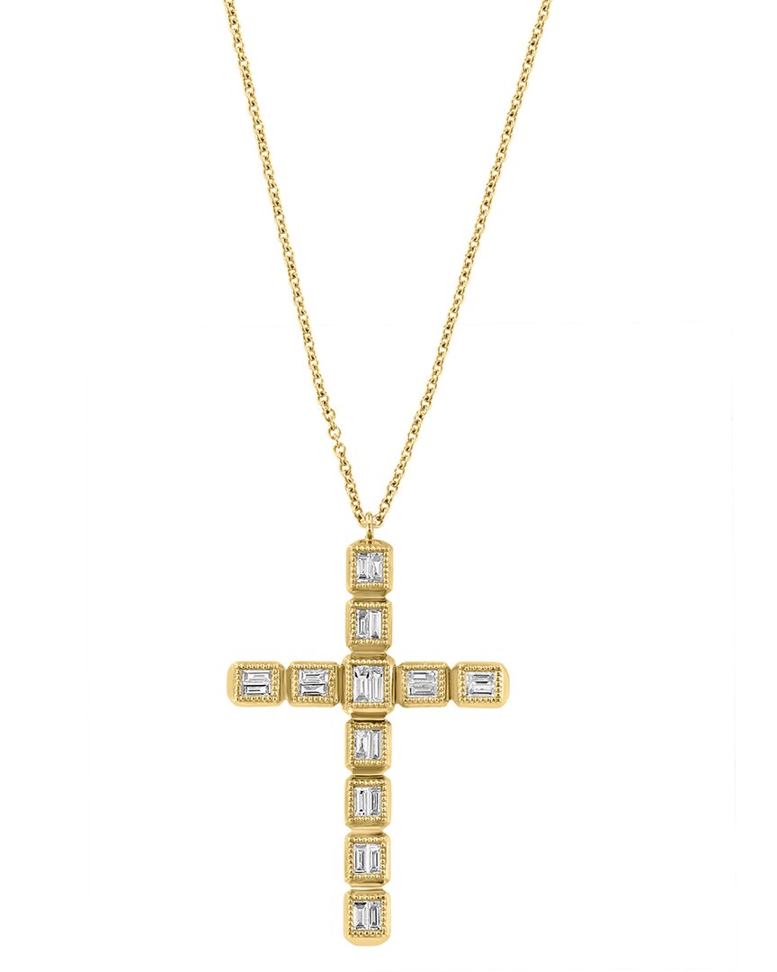 Effy Fine Jewelry 14k 0.49 Ct. Tw. Diamond Necklace In Gold