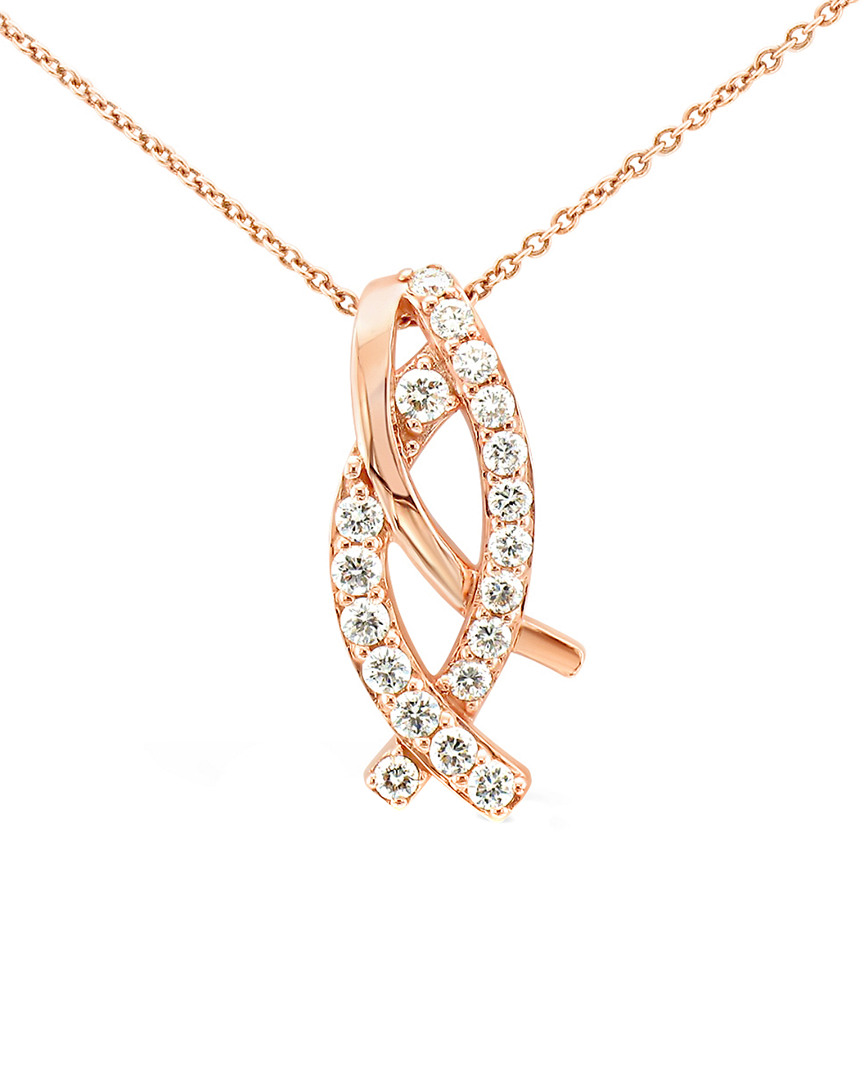 Le Vian 14k Rose Gold 0.44 Ct. Tw. Diamond Pendant Necklace