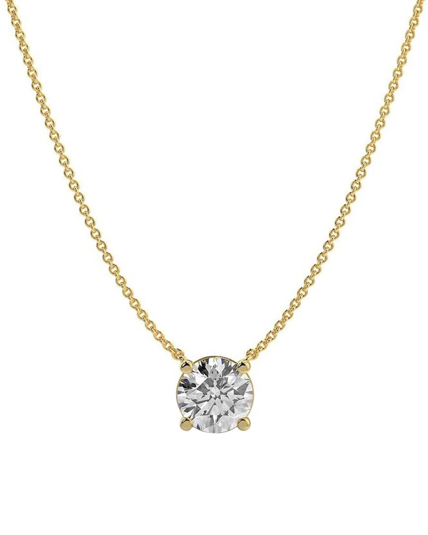Forever Creations Usa Inc. Forever Creations 14k 0.30 Ct. Tw. Diamond Solitaire Pendant Necklace