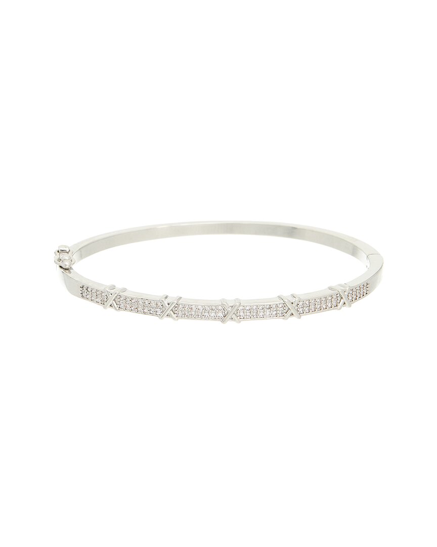 Juvell Cz 18k Plated Bangle Bracelet