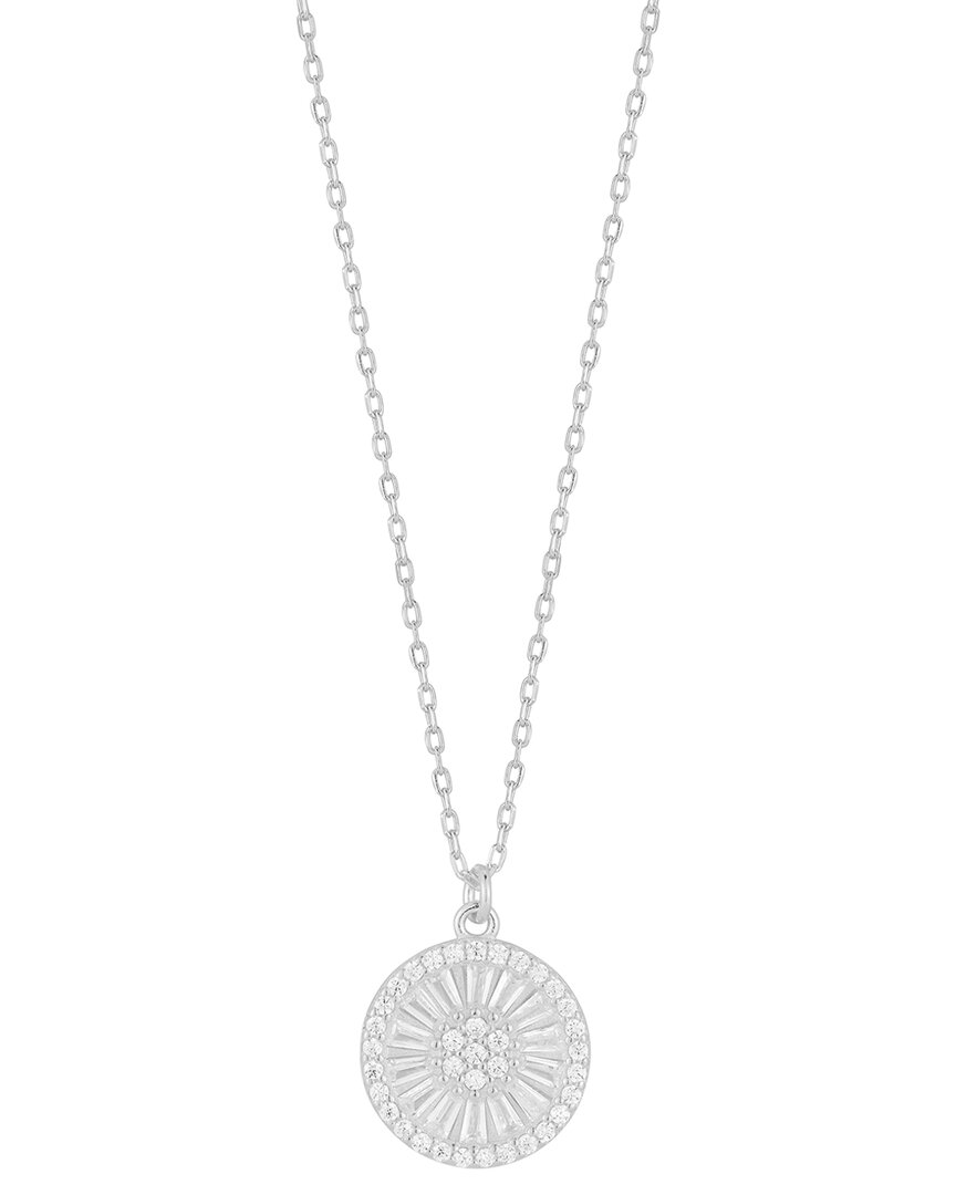 Sphera Milano Silver Cz Pendant Necklace