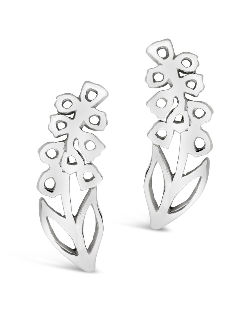 Sterling Forever Silver Birth Flower May Lily Of The Valley Studs