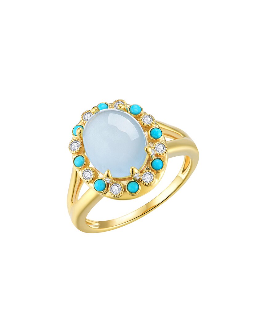 Nina Zhou Jewelry 14k 3.14 Ct. Tw. Diamond & Gemstone Cocktail Ring In Gold