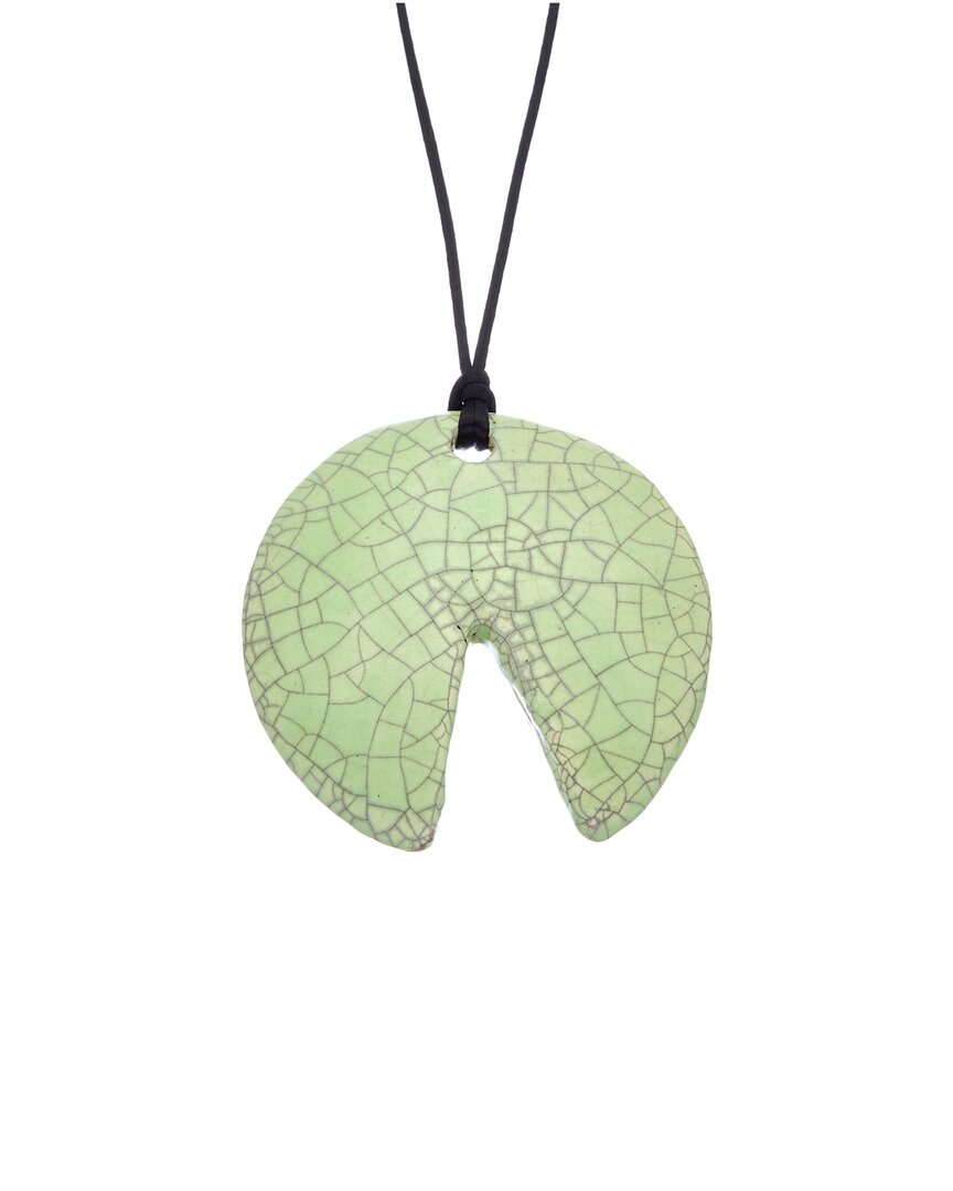 Kenneth Jay Lane Pendant Necklace In Green