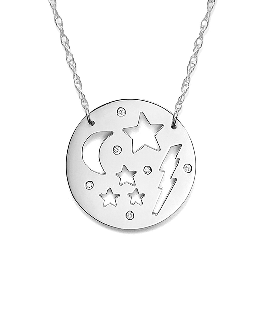 Jane Basch Celestial Collection 14k Diamond Necklace
