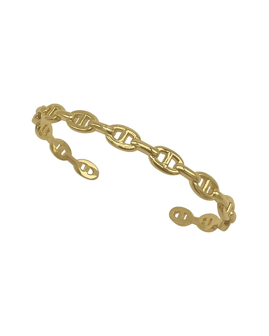 Shop Adornia 14k Plated Mariner Cuff Bracelet In Gold