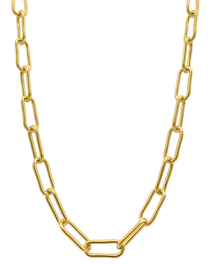Shop Adornia 14k Plated Chunky Paperclip Chain Necklace