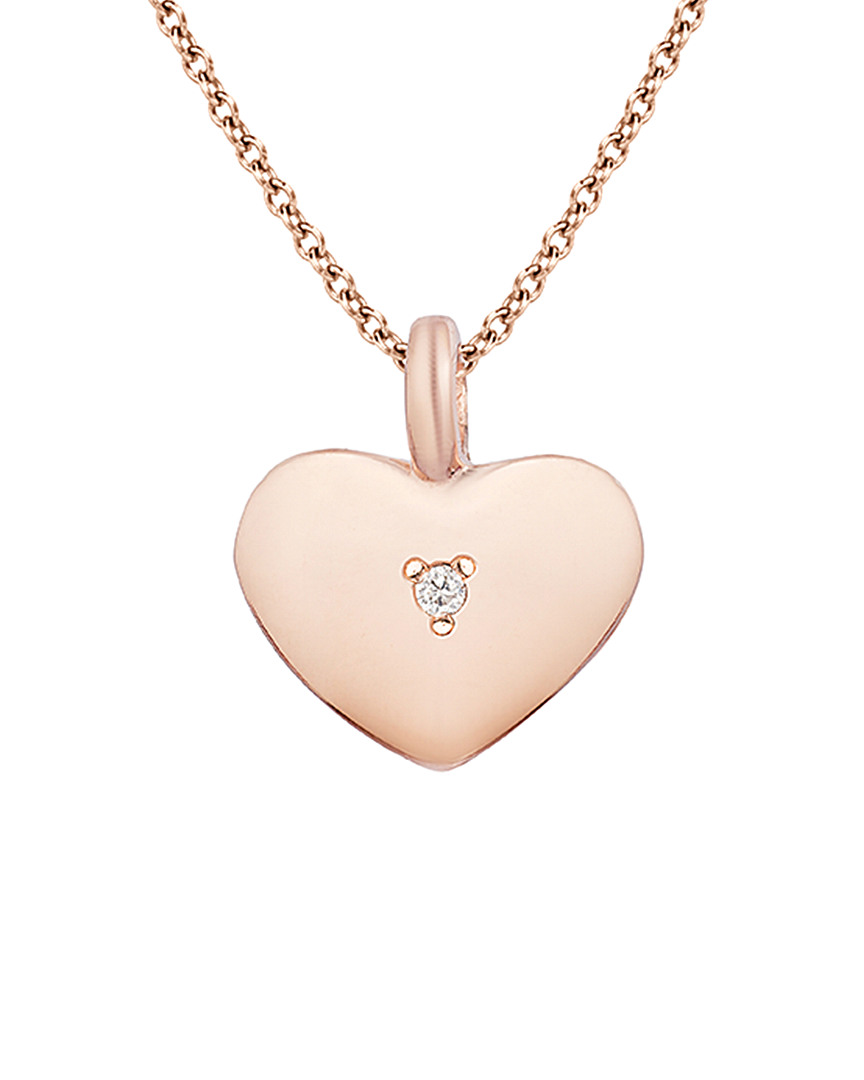 Ariana Rabbani 14k Rose Gold Diamond Necklace