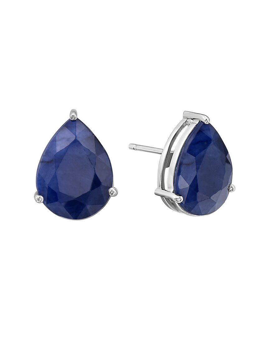 Forever Creations Usa Inc. Forever Creations 14k 8.20 Ct. Tw. Sapphire Earrings