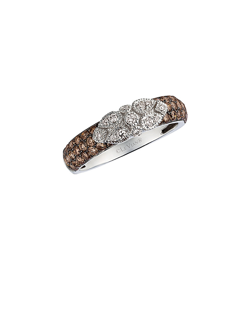 Shop Le Vian Chocolatier 14k 0.73 Ct. Tw. Brown & White Diamond Ring