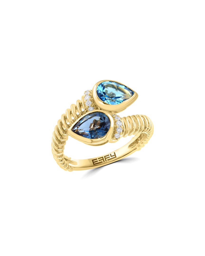 Effy Fine Jewelry 14k 2.37 Ct. Tw. Diamond & Gemstone Ring