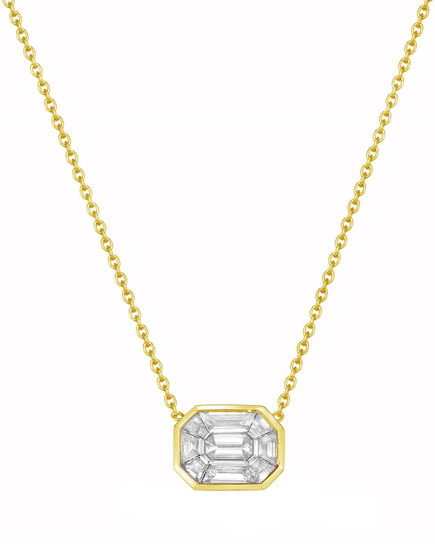 Forever Creations Usa Inc. Forever Creations 14k 0.71 Ct. Tw. Diamond Illusion Necklace