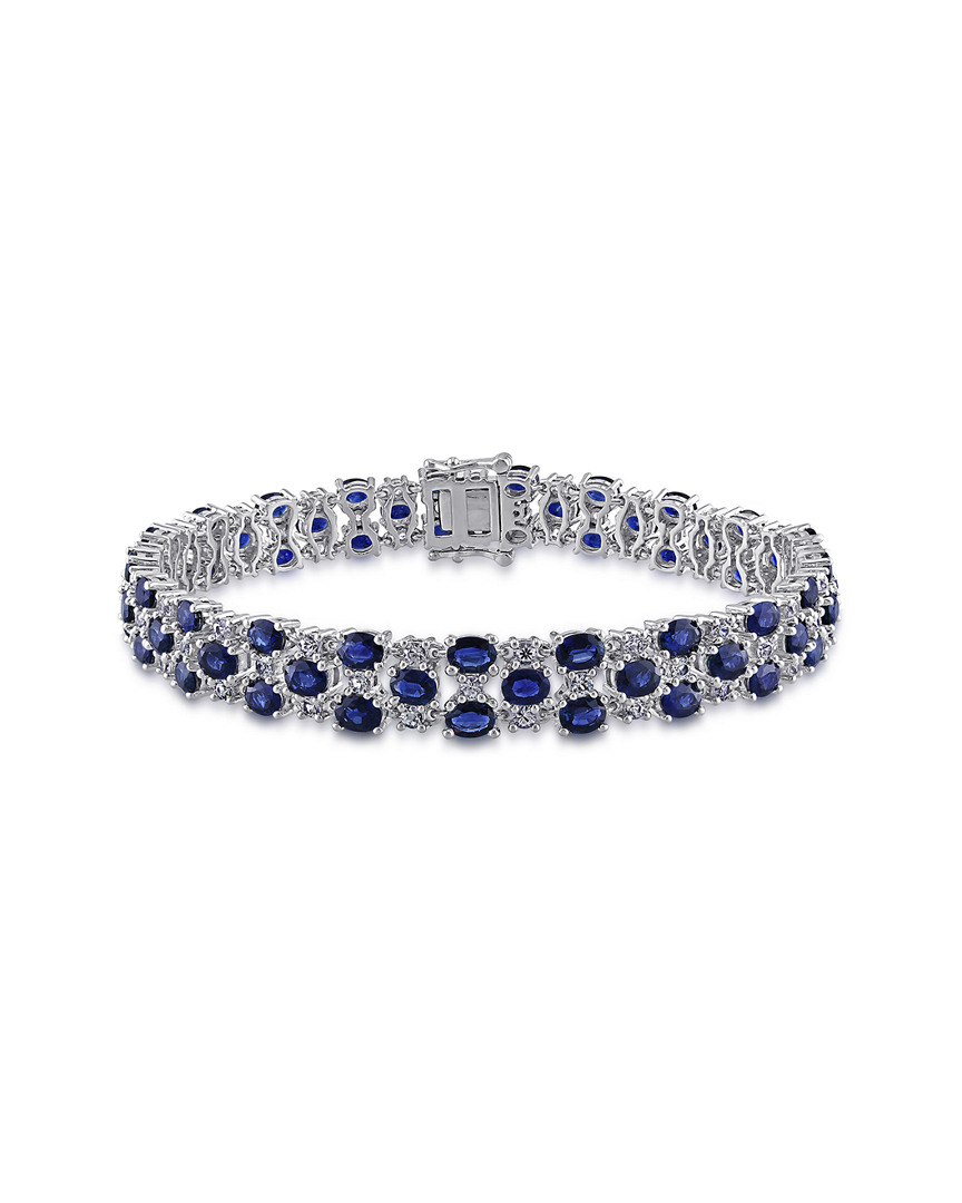 Diamond Select Cuts 14k 15.75 Ct. Tw. Sapphire Bracelet
