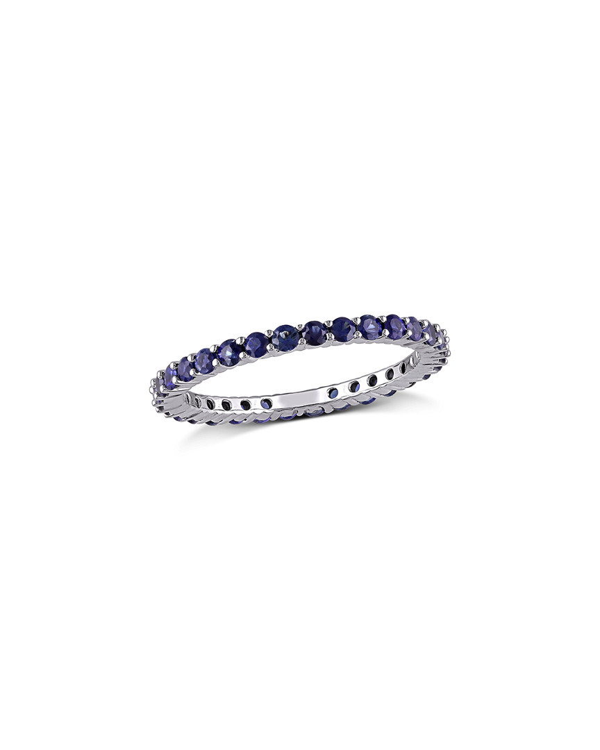 Diamond Select Cuts 14k 1.60 Ct. Tw. Blue Sapphire Ring
