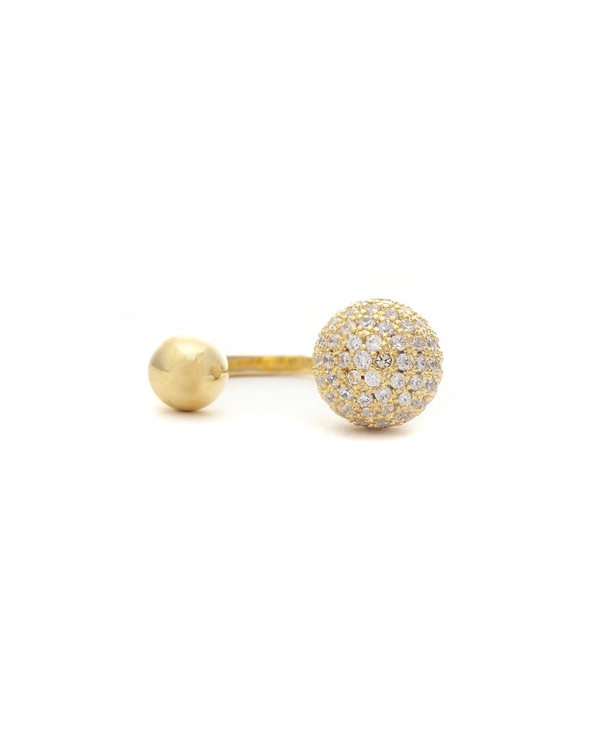 Rivka Friedman 18k Plated Cz Ring